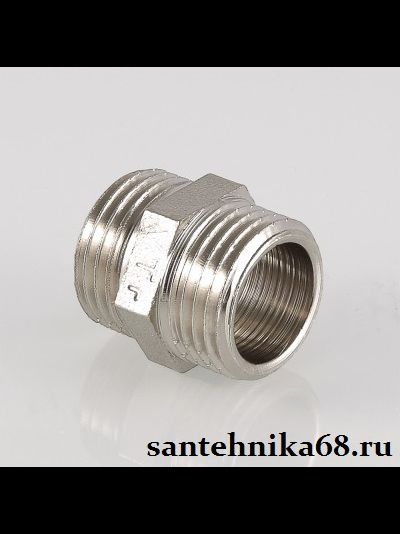 Ниппель бочонок резьбой Valtec 1/2" 3/4" 1" 1 1/4" 1 1/2" 2" нар.-нар.