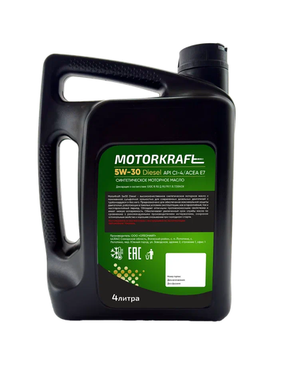 MotorKraft 5W-30 API CI-4 Diesel