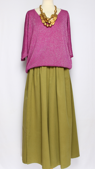 ДЖЕМПЕР-ПУЛОВЕР"КИМОНО ЛЮРЕКС " синий, красный, черный, бирюзовый, горчичный, лайм, сирень, хаки р.46-52