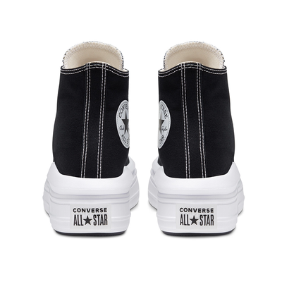 черные высокие кеды converse all star move 568497C