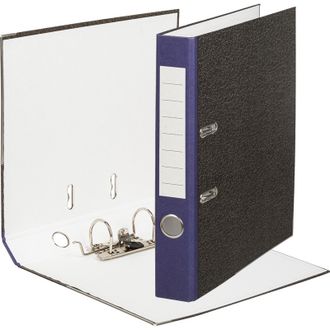 Папка-регистратор Attache Economy 50 мм, мрамор, с синим корешком, металлический уголок
