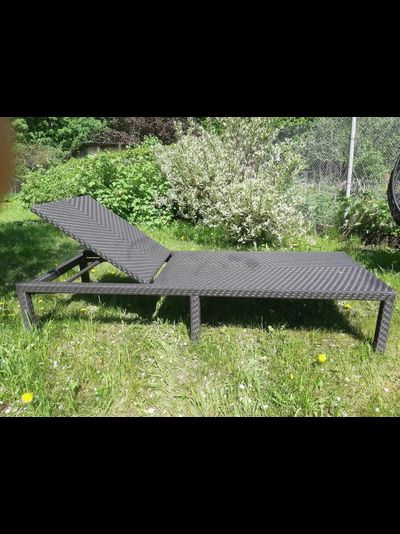 шезлонг из искусственного ротанга AVALON