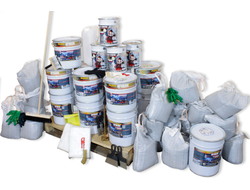 Полный комплект материалов и инструмента для реновации (восстановления свойств) кровли на площади 233 кв.м.