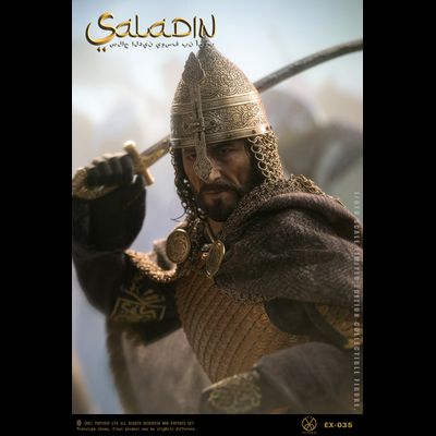Саладин, Салах ад-Дин ("Царствие Небесное") - Коллекционная ФИГУРКА 1/6 "Nothing, Everything” Saladin Fine copper handmade armor (EX035) - POPTOYS