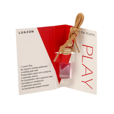 Автоароматизатор подвесной в бутылке в открытке "Luazon Play", парфюм