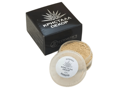 Шиммер (люминайзер) "Золото", Кристалл Декор, 2,5 гр