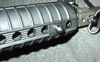 Адаптер для сошек Harris №5 на Colt AR-15, M-16 (с антабкой)