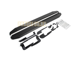 Пороги на Kia Sportage 3 (2010-2014-2015) Black-Premium