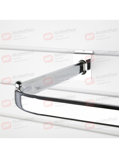 T1200 Вешало П-образное дистанционное цвет: хром 1200x270 мм для экономпанелей