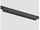 Светильник светодиодный трековый для шинопровода Magnetic Ultra Slim GV 1416 BK черный IP20 18W 4200K 48V 24° 338*26*24