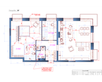 Изготовление планировки помещения с расстановкой мебели в программе AUTOCAD, перепланировка помещения.