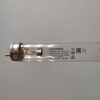 Лампа бактерицидная TIBERA UVC 15W G13 LEDVANCE/ OSRAM