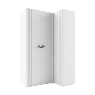 Шкаф угловой Мишель Белый