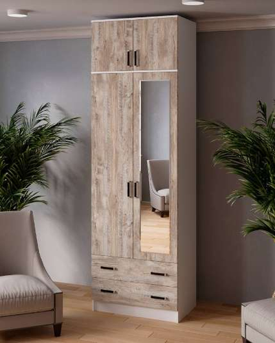 Шкаф «Лагуна-08» с зеркалом с антресолью (Тэкс)