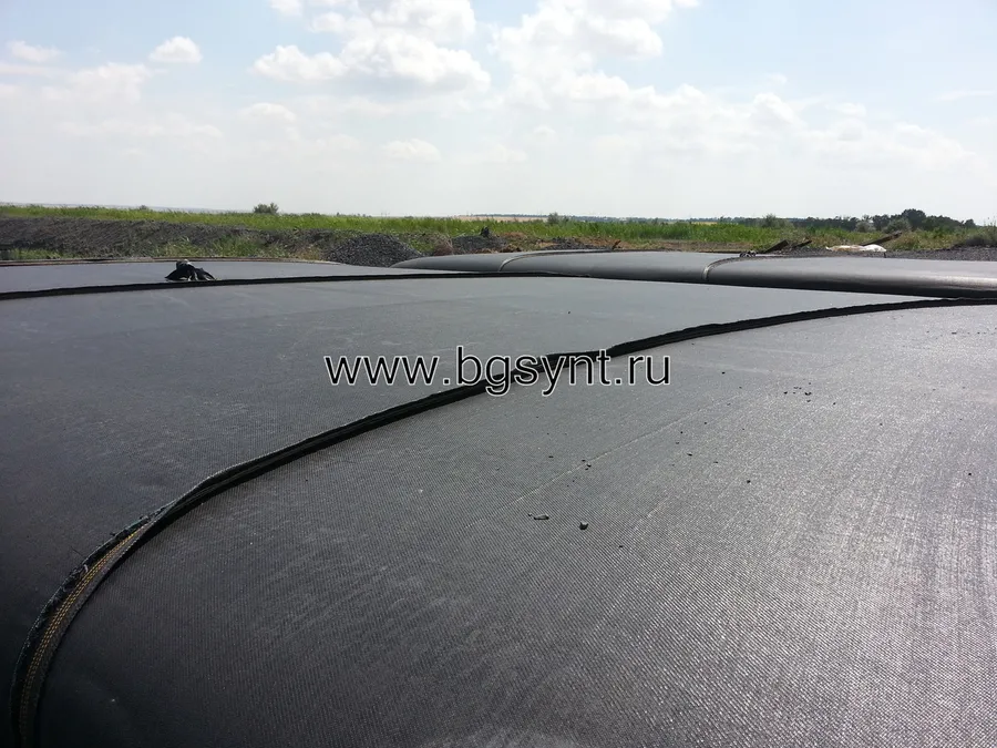 Обезвоживание угольного шлама в геотубах МИАТУБА