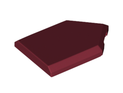 Tile, Modified 2 x 3 Pentagonal, Dark Red (22385 / 6291066)