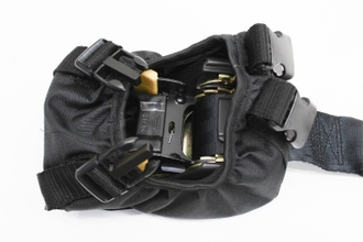 Чехол для стропы прицепа черный