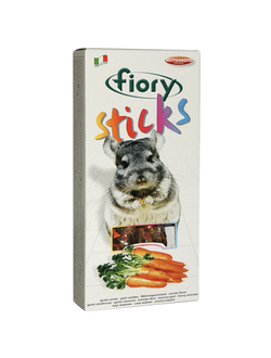 Fiory (Фиори) Sticks палочки для шиншилл с морковью, 2х40 г