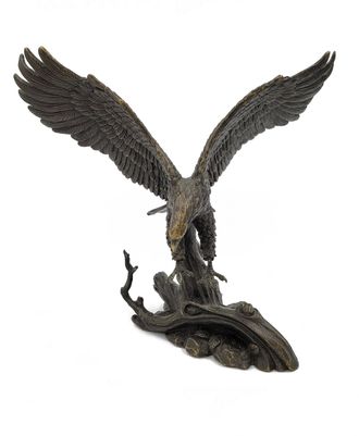фигурка, статуя, статуэтка, орёл, птица, ястреб, птичка, металл, бронза, железо, интерьер, bird