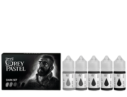 GREY PASTEL DARK SET GALLERY TATTOO INK, 30мл