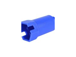Заглушка (пробка) сантехническая STOUT 1/2", синяя арт. SFA-0035-100012
