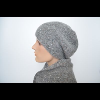 Берет Италия Визио 1010 серого цвета