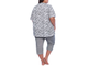 Пижама-костюм женский большого размера из хлопка арт. 19703-0158  Размеры 64-74