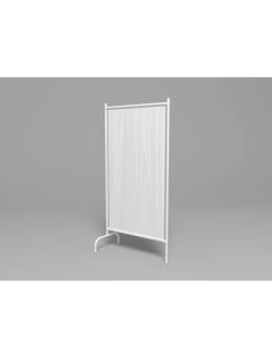 Ширма медицинская односекционная  МСК-302-01 без колес