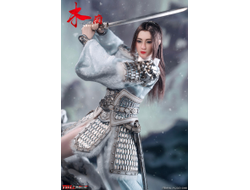 Китайская воительница Мулан (в белом) - КОЛЛЕКЦИОННАЯ ФИГУРКА 1/6 MULAN - White (PL2023-204B) - TBLeague
