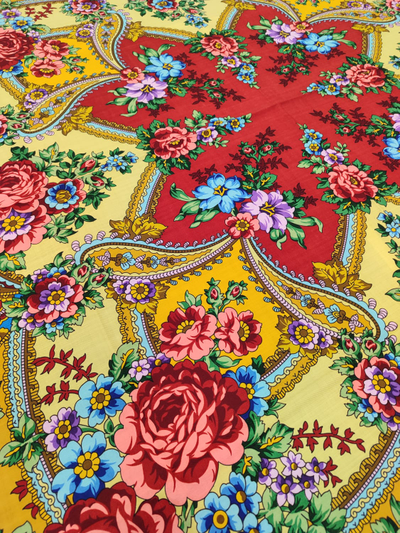 Павловопосадский платок Времена года. Лето 707-6