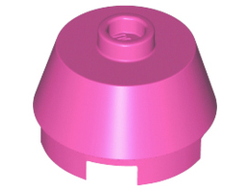 Cone 2 x 2 Truncated, Dark Pink (98100 / 6329278)