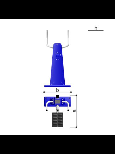 Уличный тренажер «Маятниковый» для спортивной площадки Romana 207.30.05