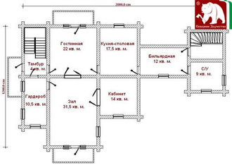 Проект 3-93, 306 кв.м., 12*20