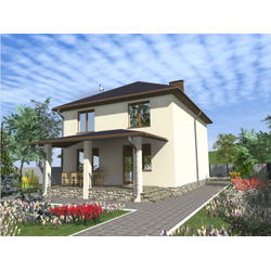 Двухэтажный дом с четырьмя спальнями 190м² (S45)