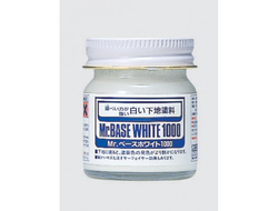 Mr. Hobby: Грунтовка жидкая Mr.Base White 1000 (40 мл.)