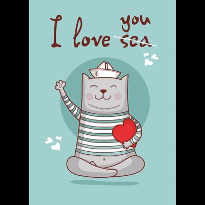 D0342 I love sea