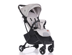 Коляска прогулочная Nuovita Fiato Chiaro, Nero/Серый светлый, Черный