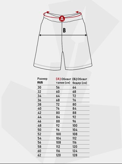 Шорты самбо BRAVEGARD ПОБЕДА красные