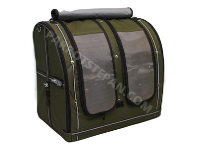 Рюкзак-переноска для двух птиц  без боковых окон (жако, эклектус, амазон, сенегал, конго, корелла, розелла, александриец, ожереловый)