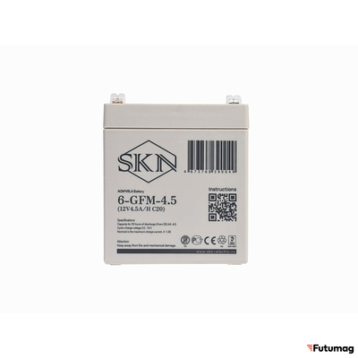 Аккумулятор для ИБП SKN 6-GFM-4.5 (12V4.5Ah C20)