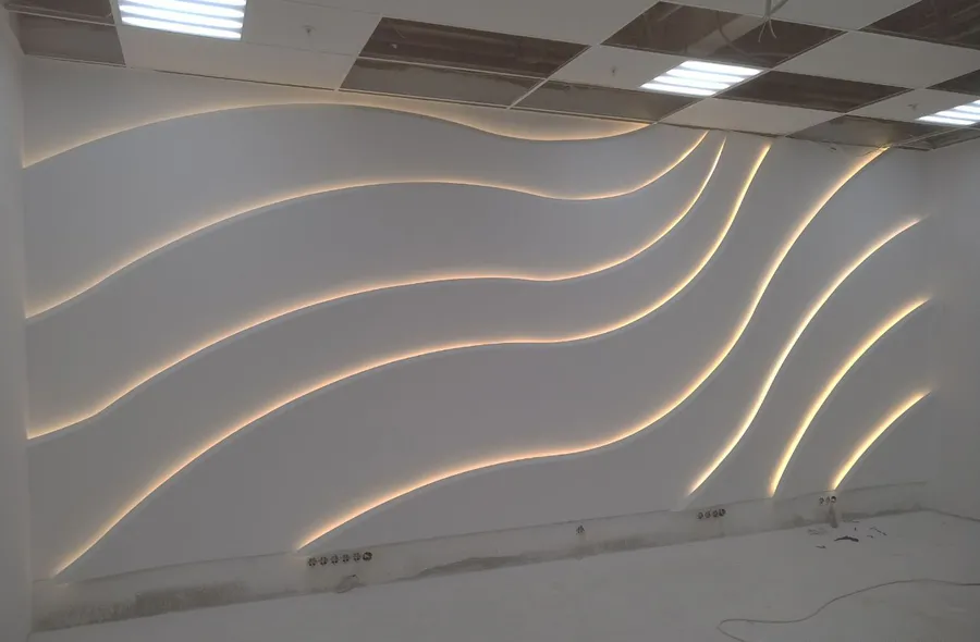 Световая панель "Zaha Flow", г. Москва