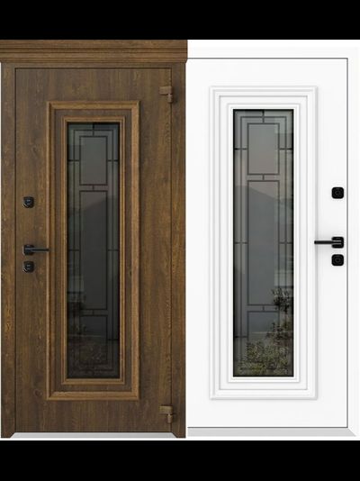 AG6044 P-SU Термо Лофт Черный квадрат, Дуб темный