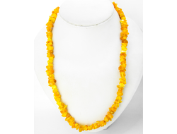 Бусы из матового янтаря 10753 55 см