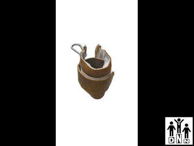 Манжета на голень из натуральной кожи за 1 пару DNN