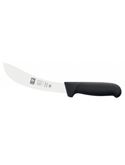 Нож для снятия кожи 150/285 мм. изогнутый, черный SAFE Icel /1/6/