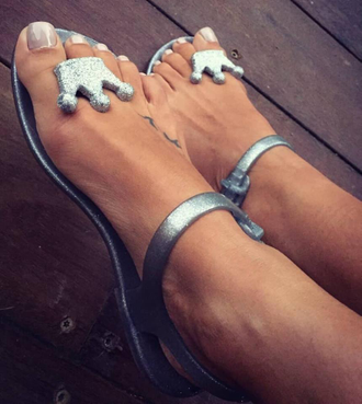 САНДАЛИИ ZHOELALA QUEEN (СЕРЕБРО) — арт. 165