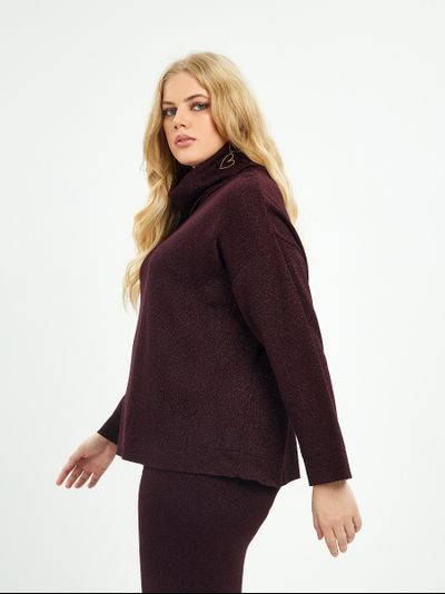 Джемпер с воротом "хомут"