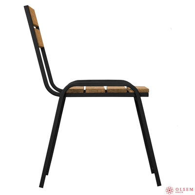 Стул уличный из реек сосны