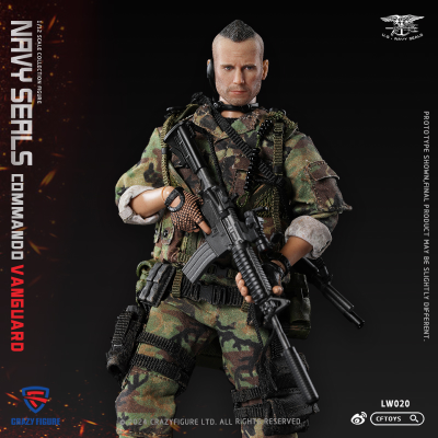 Штурмовик "морских котиков" США - Коллекционная фигурка 1/12 SCALE Special Assault Team Top Soldier (LW020) - CRAZY FIGURE