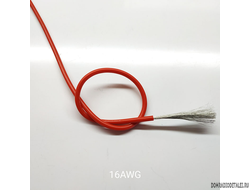 Силиконовый провод 16 AWG (1,3 мм² ) Красный